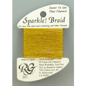 SK01 Sparkle Braid Yellow Gold