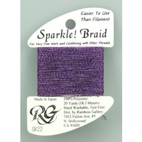 SK22 Sparkle Braid Dark purple