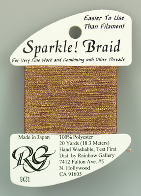 SK31 Sparkle Braid Golden Violet