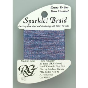 SK33 Sparkle Braid Blue Violet
