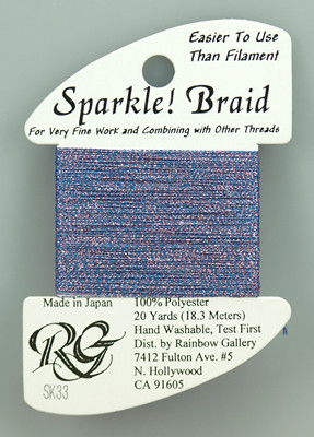 SK33 Sparkle Braid Blue Violet