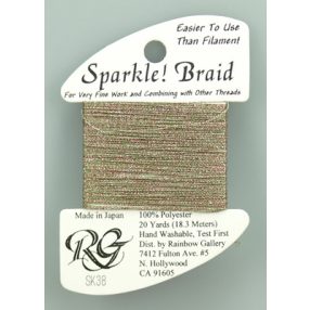 SK38 Sparkle Braid Mos Green