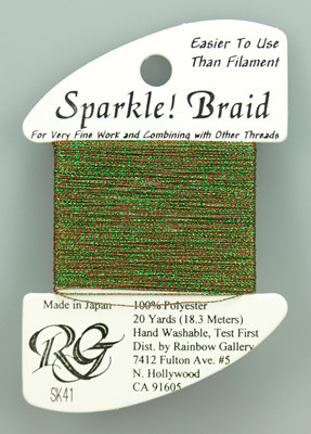 SK41 Sparkle Braid Christmas