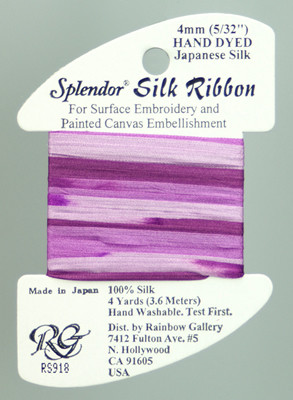 RS918 Splendor Silk Ribbon Antique Violet