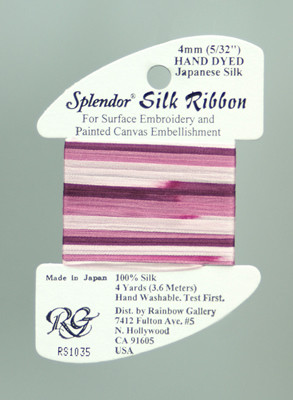 RS1035 Splendor Silk Ribbon Medium Plum