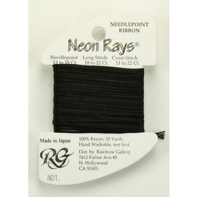 N001 Neon Rays Black