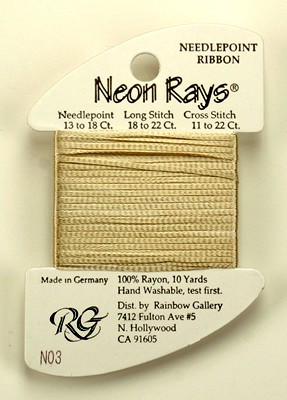 N003 Neon Rays Pale Beige