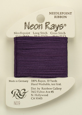 N009 Neon Rays Purple