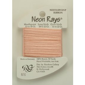 N016 Neon Rays Pale Peach