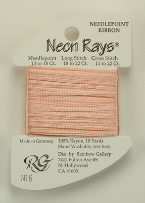 N016 Neon Rays Pale Peach