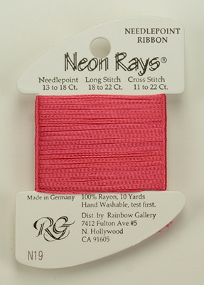 N019 Neon Rays Watermelon