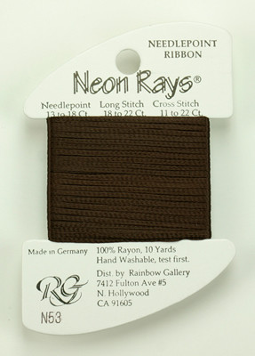 N053 Neon Rays Dark Brown