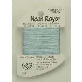 N054 Neon Rays Pale Blue