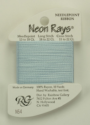 N054 Neon Rays Pale Blue