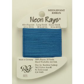 N055 Neon Rays True Blue