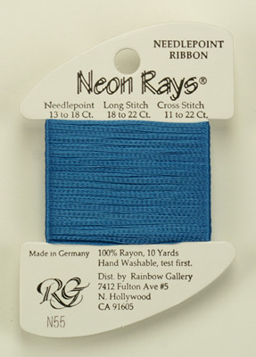 N055 Neon Rays True Blue