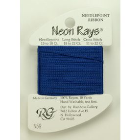 N059 Neon Rays Royal Blue