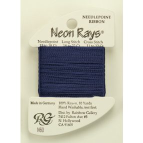 N060 Neon Rays Navy Blue