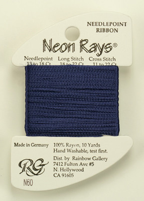 N060 Neon Rays Navy Blue