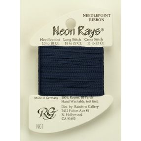 N061 Neon Rays Midnight Blue