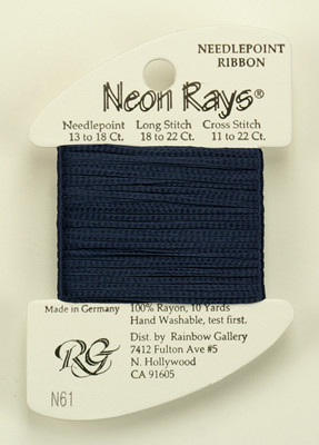 N061 Neon Rays Midnight Blue