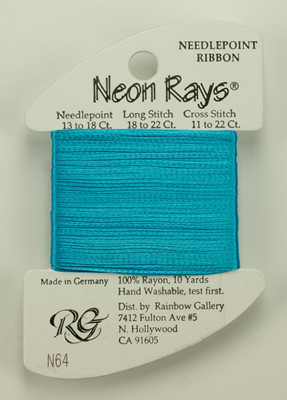 N064 Neon Rays Aqua