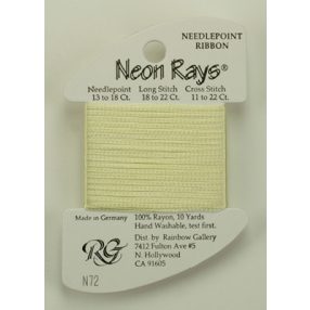 N072 Neon Rays Pale Yellow
