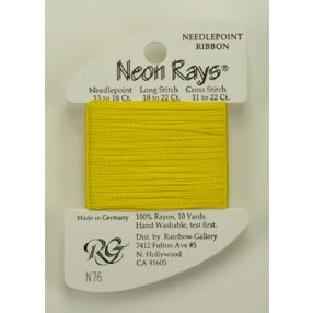 N076 Neon Rays Bright Yellow