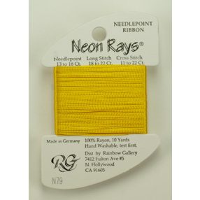 N079 Neon Rays Bright Gold