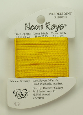 N079 Neon Rays Bright Gold