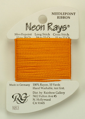 N083 Neon Rays Tangerine