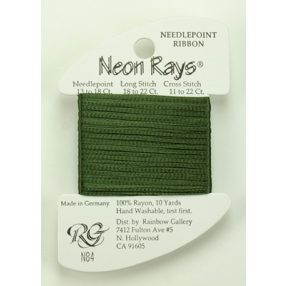 N084 Neon Rays Olive
