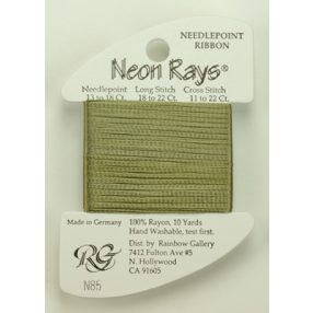 N085 Neon Rays Sage Green
