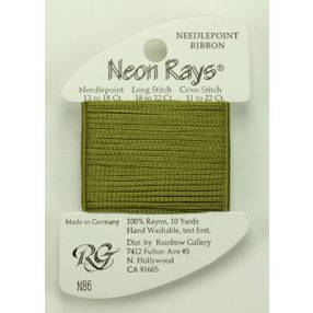 N086 Neon Rays Avocado