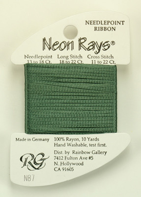 N087 Neon Rays Willow Green