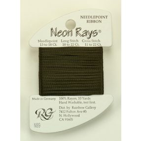 N089 Neon Rays Deep Olive