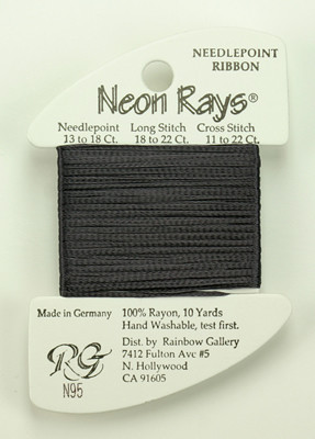 N095 Neon Rays Dark Gray