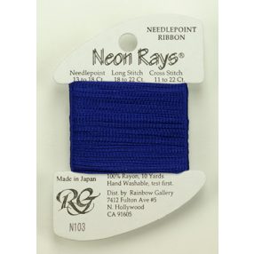 N103 Neon Rays Indigo Blue