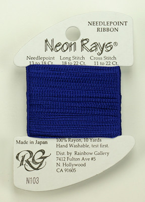 N103 Neon Rays Indigo Blue