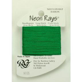 N105 Neon Rays Christmas Green