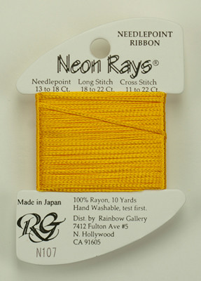 N107 Neon Rays Yellow Gold