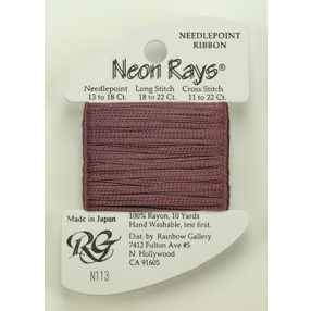 N113 Neon Rays Dark Antique Rose