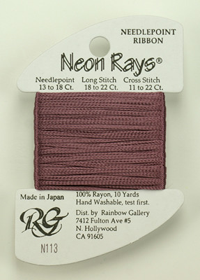 N113 Neon Rays Dark Antique Rose