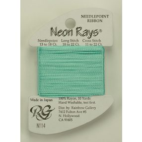 N114 Neon Rays Lite Sea Foam