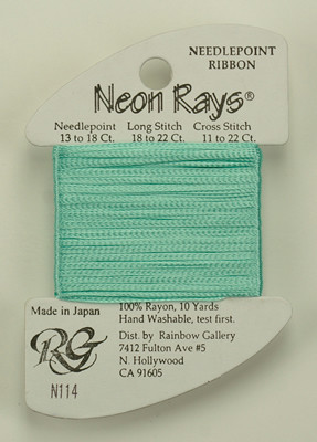 N114 Neon Rays Lite Sea Foam