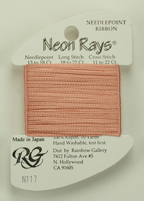 N117 Neon Rays Medium Peach