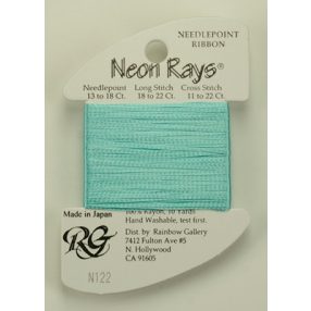 N122 Neon Rays Aquamarine