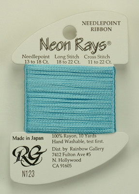 N123 Neon Rays Baby Blue