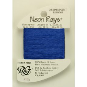 N125 Neon Rays Dark Delft Blue