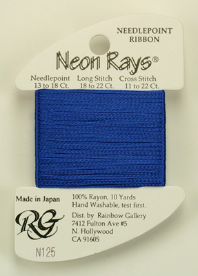 N125 Neon Rays Dark Delft Blue